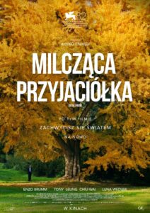 Plakat: DKF Eroica: Milcząca przyjaciółka. Materiał Centrum Kultury i Sztuki w Skierniewicach.