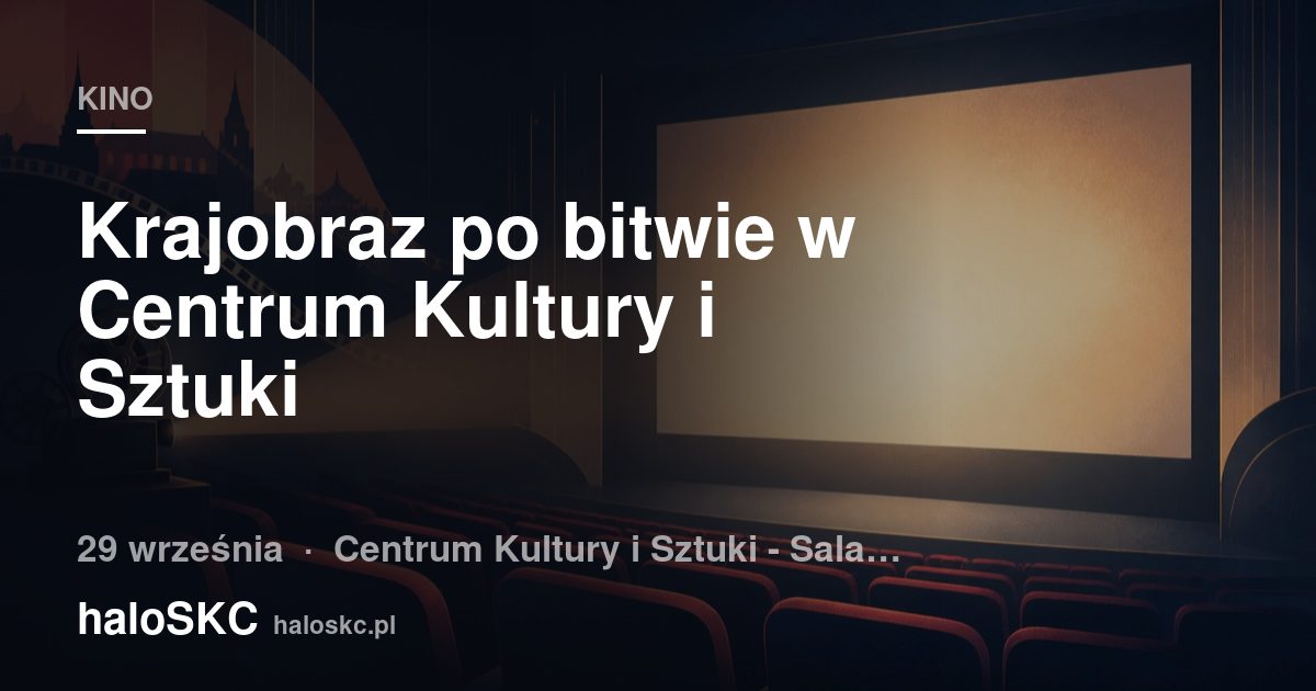 Krajobraz po bitwie w Centrum Kultury i Sztuki